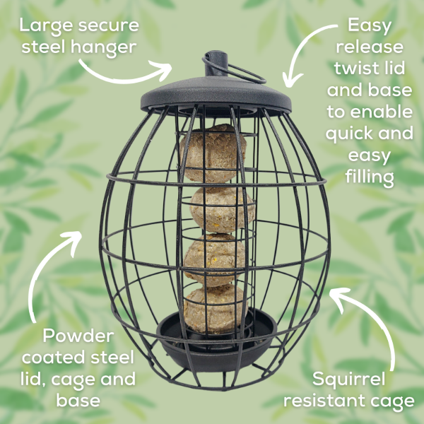 Twist & Release Squirrel Resistant Fatball Feeder