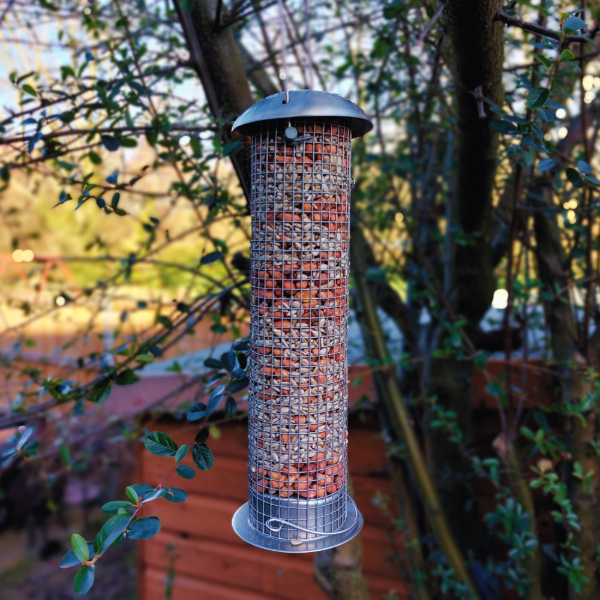 Stainless Steel Heavy Duty Peanut & Sunflower Heart Feeder