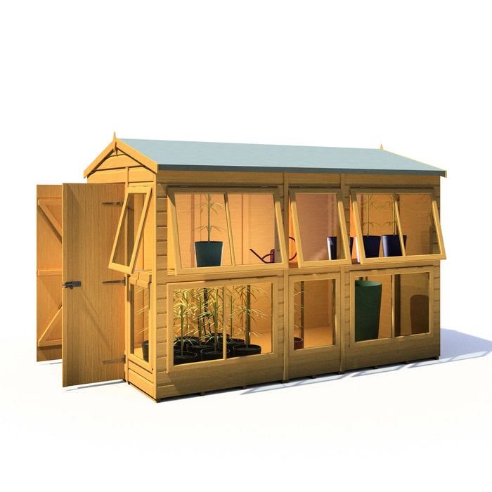 Sun Hut Potting Shed - 6'x10' - Chestnut Mill