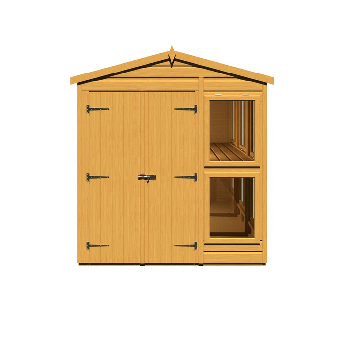 Sun Hut Potting Shed - 6'x12' - Chestnut Mill
