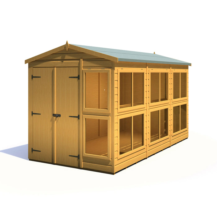 Sun Hut Potting Shed - 6'x12' - Chestnut Mill