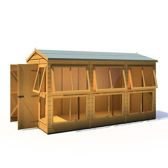 Sun Hut Potting Shed - 6'x12' - Chestnut Mill