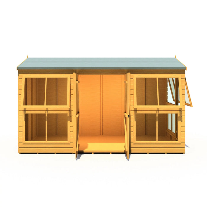 Sun Hut Potting Shed - 6'x12' - Chestnut Mill