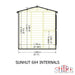 Sun Hut Potting Shed - 6'x4' - Chestnut Mill