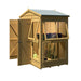 Sun Hut Potting Shed - 6'x4' - Chestnut Mill