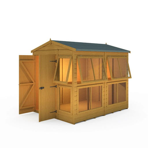Sun Hut Potting Shed - 6'x8' - Chestnut Mill