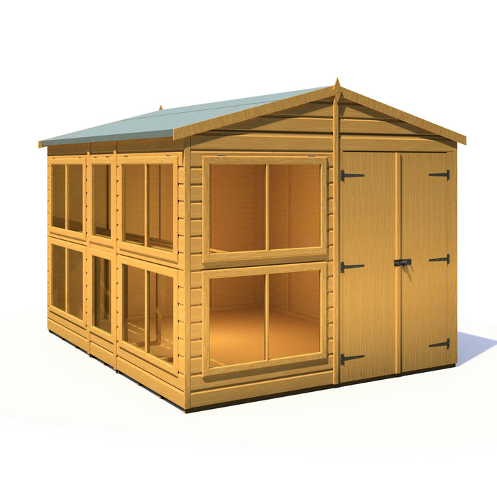 Sun Hut Potting Shed - 8'x10' - Chestnut Mill