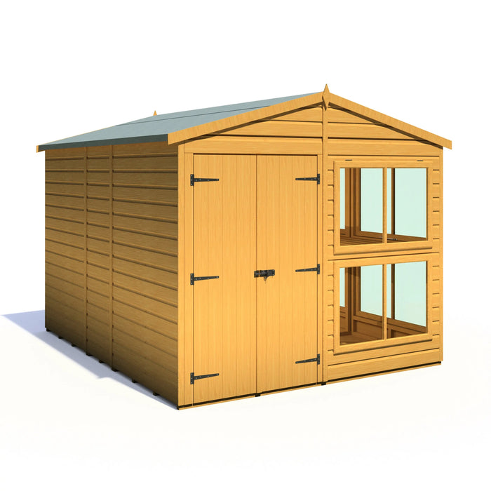 Sun Hut Potting Shed - 8'x10' - Chestnut Mill