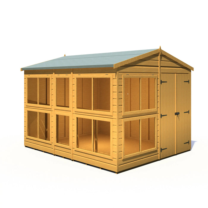 Sun Hut Potting Shed - 8'x10' - Chestnut Mill