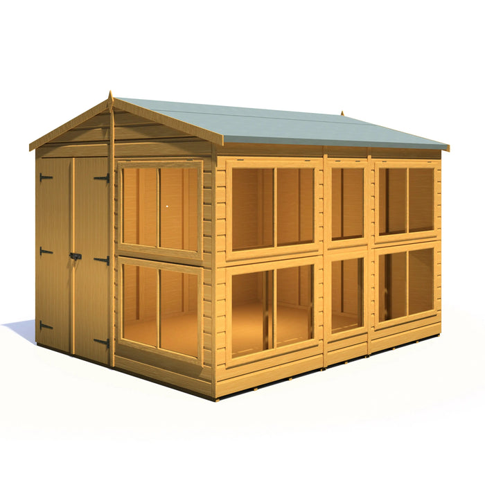 Sun Hut Potting Shed - 8'x10' - Chestnut Mill