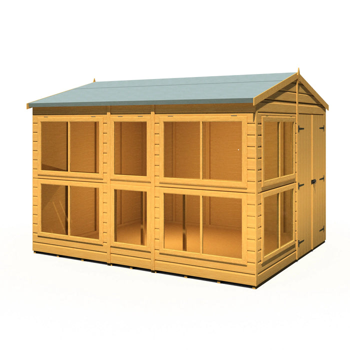 Sun Hut Potting Shed - 8'x10' - Chestnut Mill