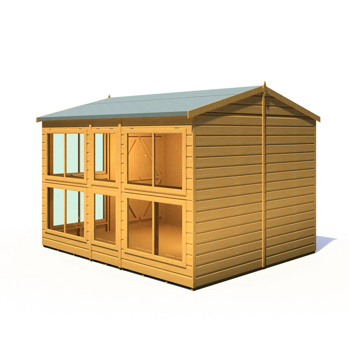 Sun Hut Potting Shed - 8'x10' - Chestnut Mill
