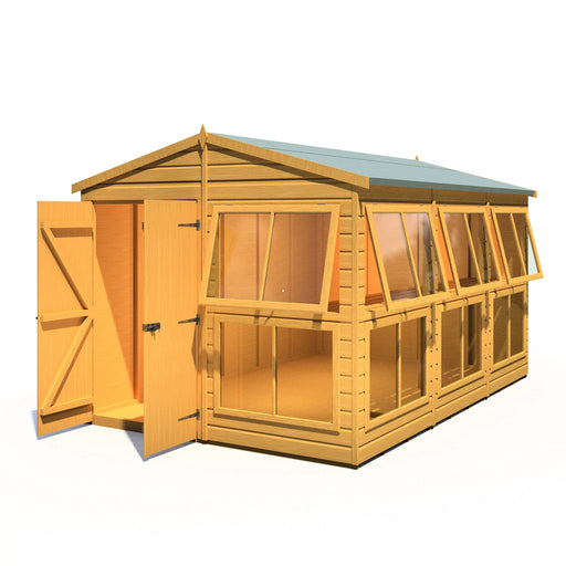 Sun Hut Potting Shed - 8'x12' - Chestnut Mill