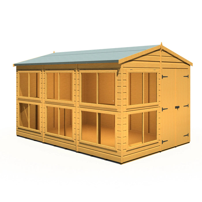 Sun Hut Potting Shed - 8'x12' - Chestnut Mill