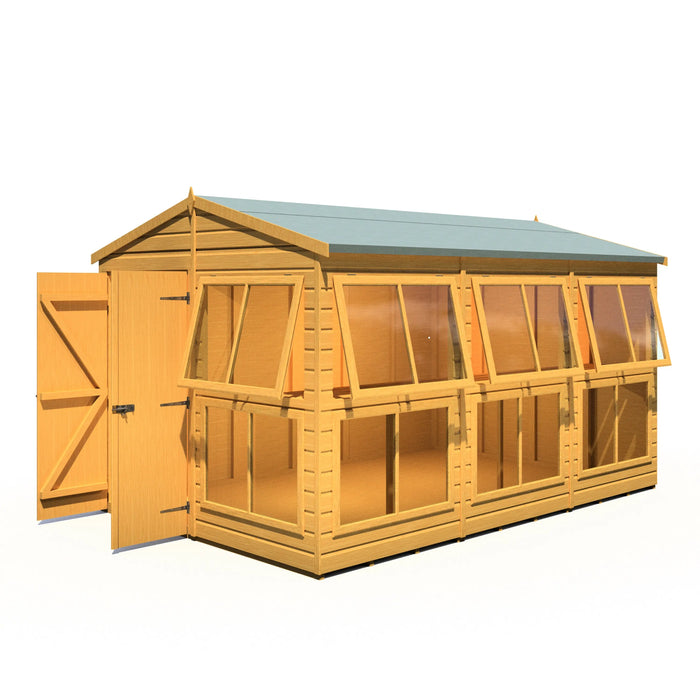Sun Hut Potting Shed - 8'x12' - Chestnut Mill