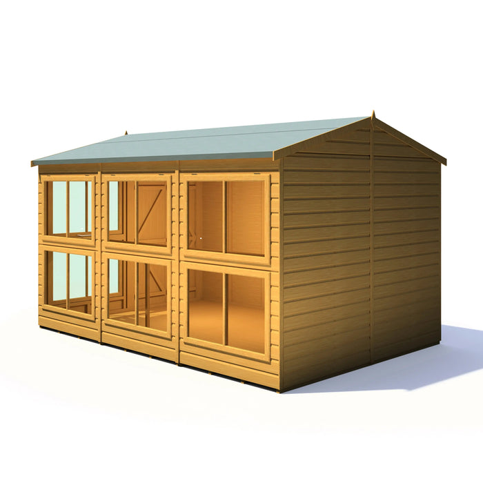 Sun Hut Potting Shed - 8'x12' - Chestnut Mill