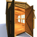 Sun Hut Potting Shed - 8'x12' - Chestnut Mill