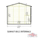 Sun Hut Potting Shed - 8'x12' - Chestnut Mill
