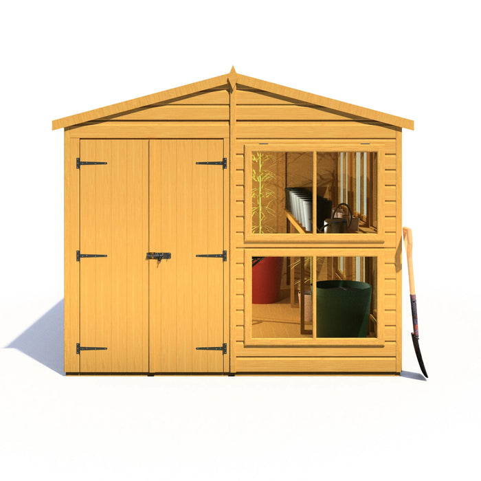Sun Hut Potting Shed - 8'x12' - Chestnut Mill