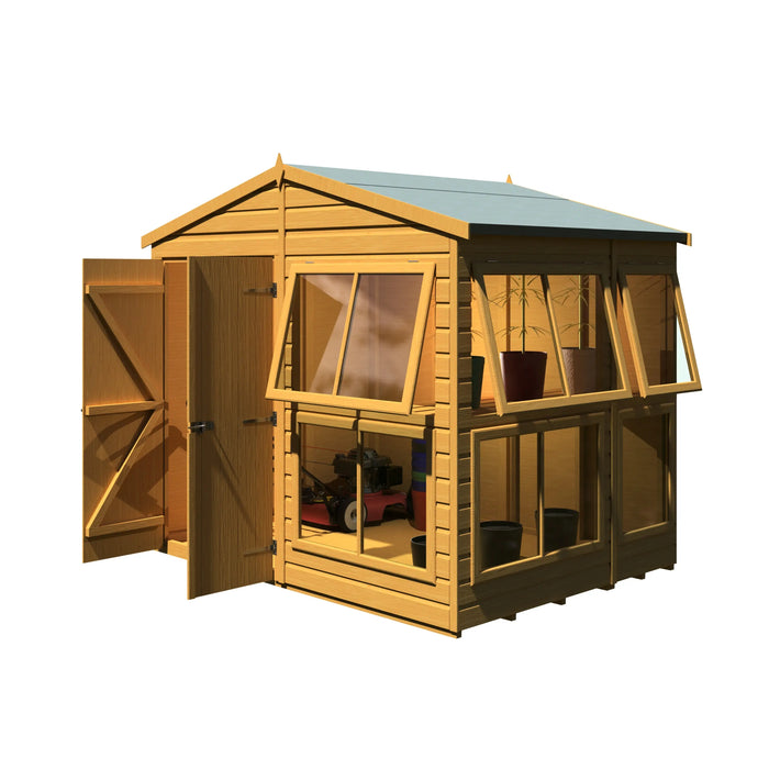 Sun Hut Potting Shed - 8'x6' - Chestnut Mill