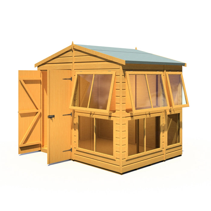 Sun Hut Potting Shed - 8'x6' - Chestnut Mill