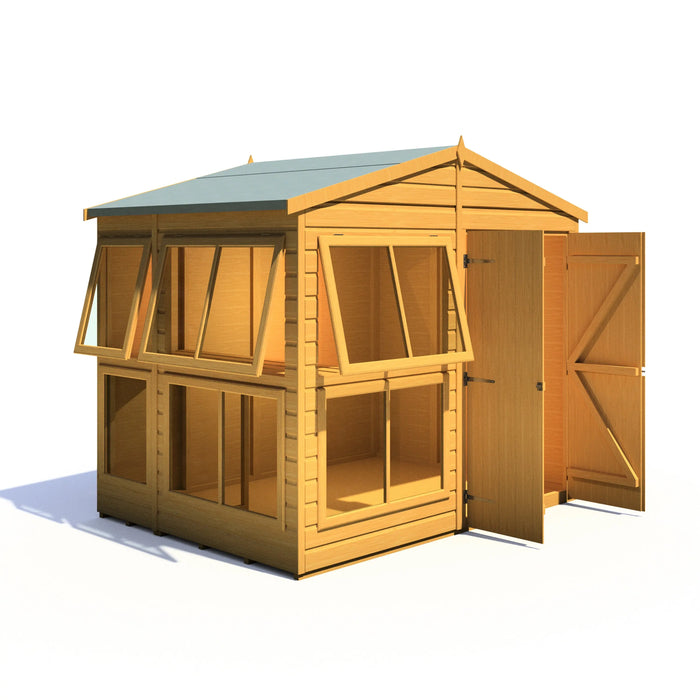 Sun Hut Potting Shed - 8'x6' - Chestnut Mill