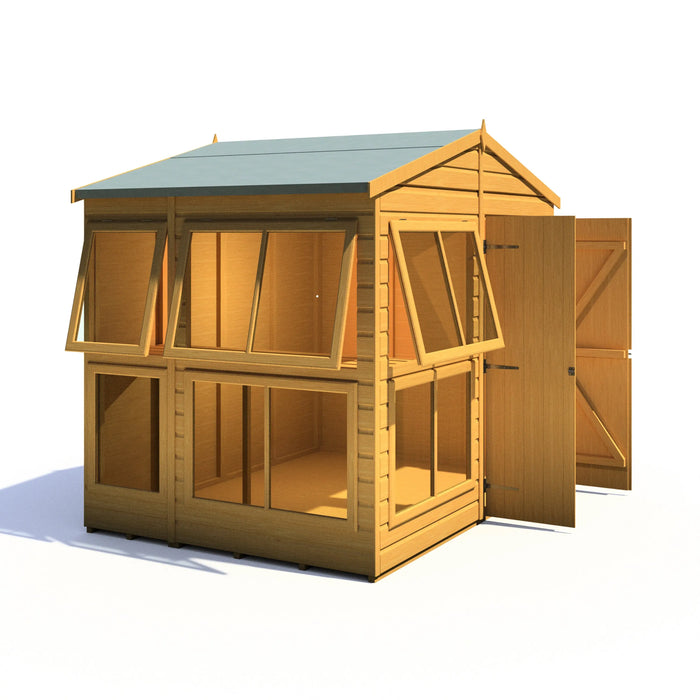Sun Hut Potting Shed - 8'x6' - Chestnut Mill
