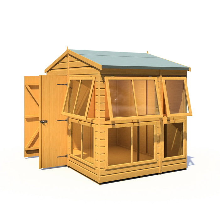 Sun Hut Potting Shed - 8'x6' - Chestnut Mill