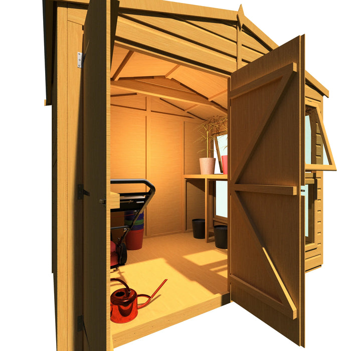 Sun Hut Potting Shed - 8'x6' - Chestnut Mill