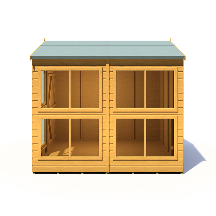 Sun Hut Potting Shed - 8'x8' - Chestnut Mill