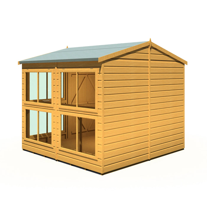 Sun Hut Potting Shed - 8'x8' - Chestnut Mill