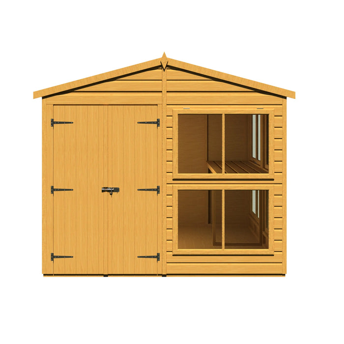 Sun Hut Potting Shed - 8'x8' - Chestnut Mill