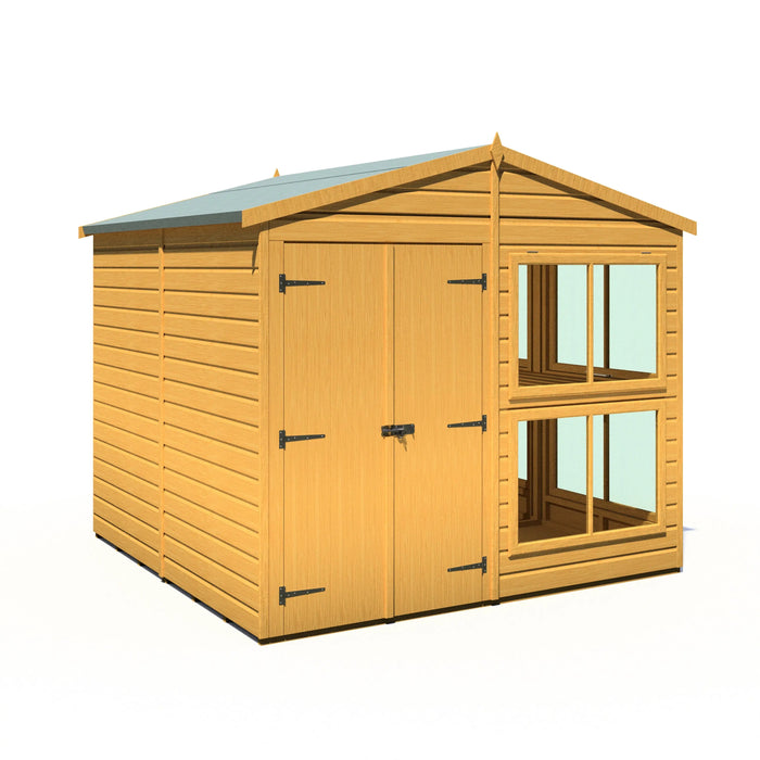 Sun Hut Potting Shed - 8'x8' - Chestnut Mill