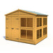Sun Hut Potting Shed - 8'x8' - Chestnut Mill