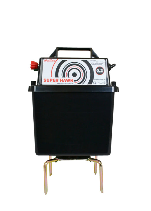 Super Hawk Energiser for Electric Fences - Battery Powered - Chestnut Mill