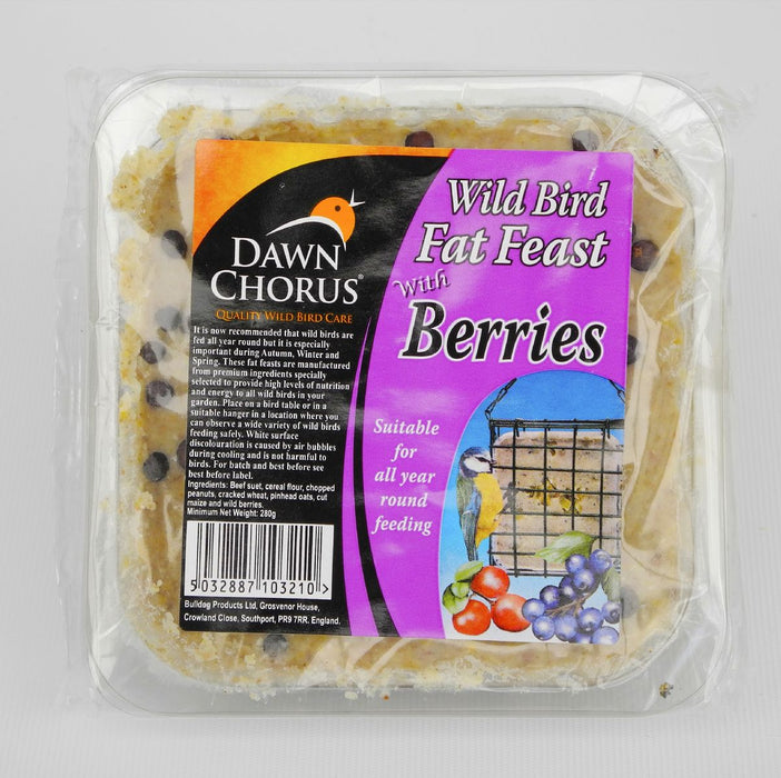 Dawn Chorus Berry Fat Feasts 12 x 280g – product image 1