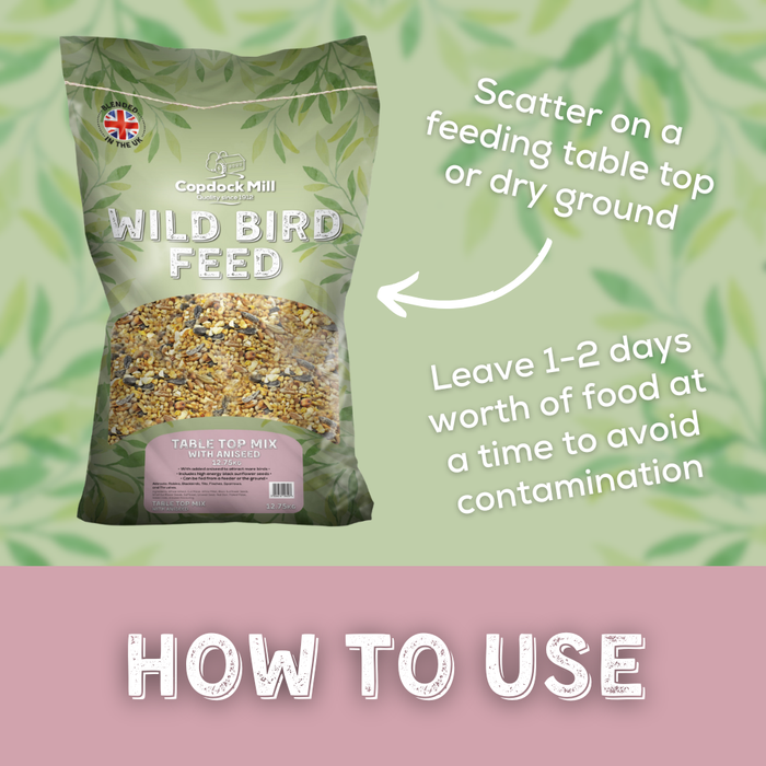 Copdock Mill Table Top Wild Bird Mix with Aniseed – product image 4