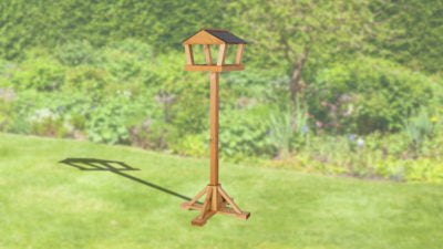 Johnston & Jeff Dartington Slate Roof Bird Table – official product image
