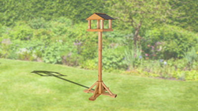 Johnston & Jeff Lyddington Slate Roof Bird Table – official product image