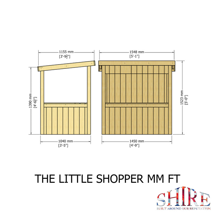 Little Shopper Playhouse - 5'x3'