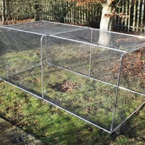 Low Portable Square Hoop Aluminium Cloche / Tunnel Kit - Various Lengths and Netting - Chestnut Mill