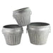 URN PLANTER - SET OF 3 - ANTIQUE Galvanised Ascalon