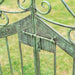 VINTAGE ARCH WITH GATES - GREEN RUSTY - Chestnut Mill