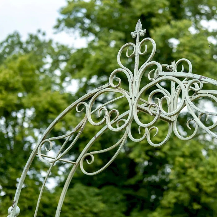 VINTAGE GARDEN ARCH WITH GATES - BLUE Ascalon