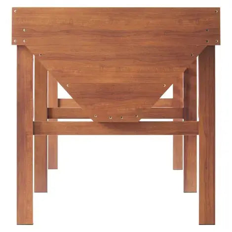 VegTrug Aluminium 1.8m - BeWood - Natural - Chestnut Mill