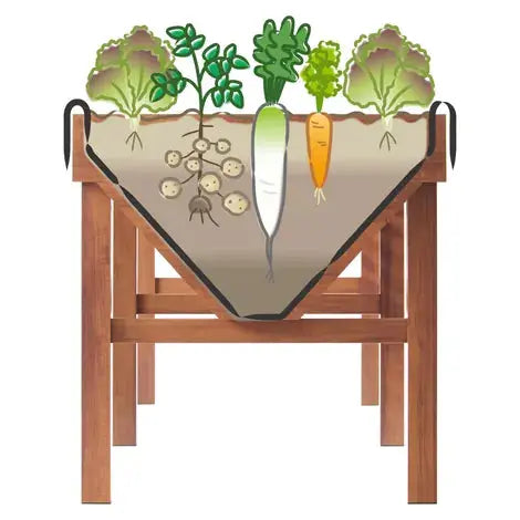 VegTrug Aluminium 1.8m - BeWood - Natural - Chestnut Mill