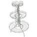 WIREWORK PLANT STAND 3 TIERD SHELF - GREEN Ascalon
