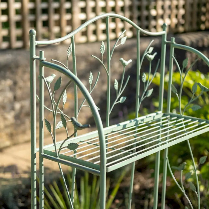 WOODLAND FOLDING 4 TIERD SHELF - GREEN Ascalon