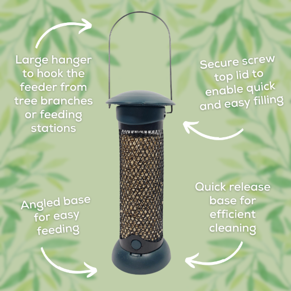 Easy Fill & Clean Sunflower Heart Feeder