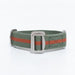 Ruff & Tumble All-Terrain canvas dog collar in Khaki / Chestnut